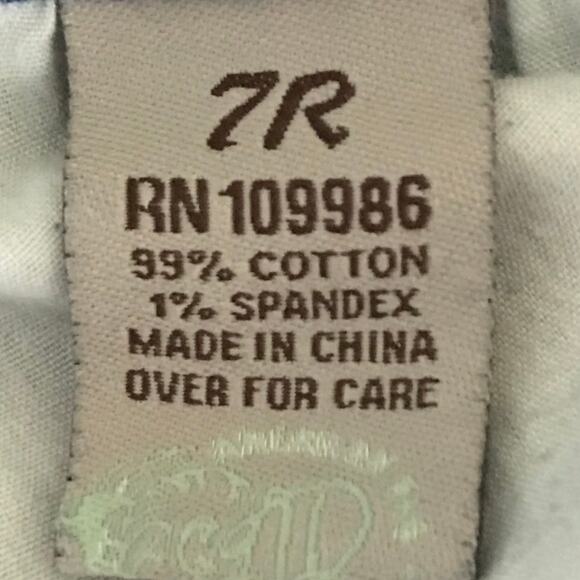 American Rag Jeans Size 7 Regular Womens Straight Leg Medium Distressed Wash - Picture 4 of 12